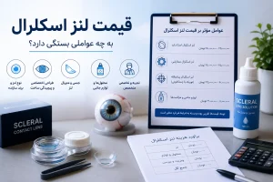 قیمت لنز اسکلرال
